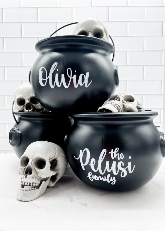 Personalized Witches Cauldron
