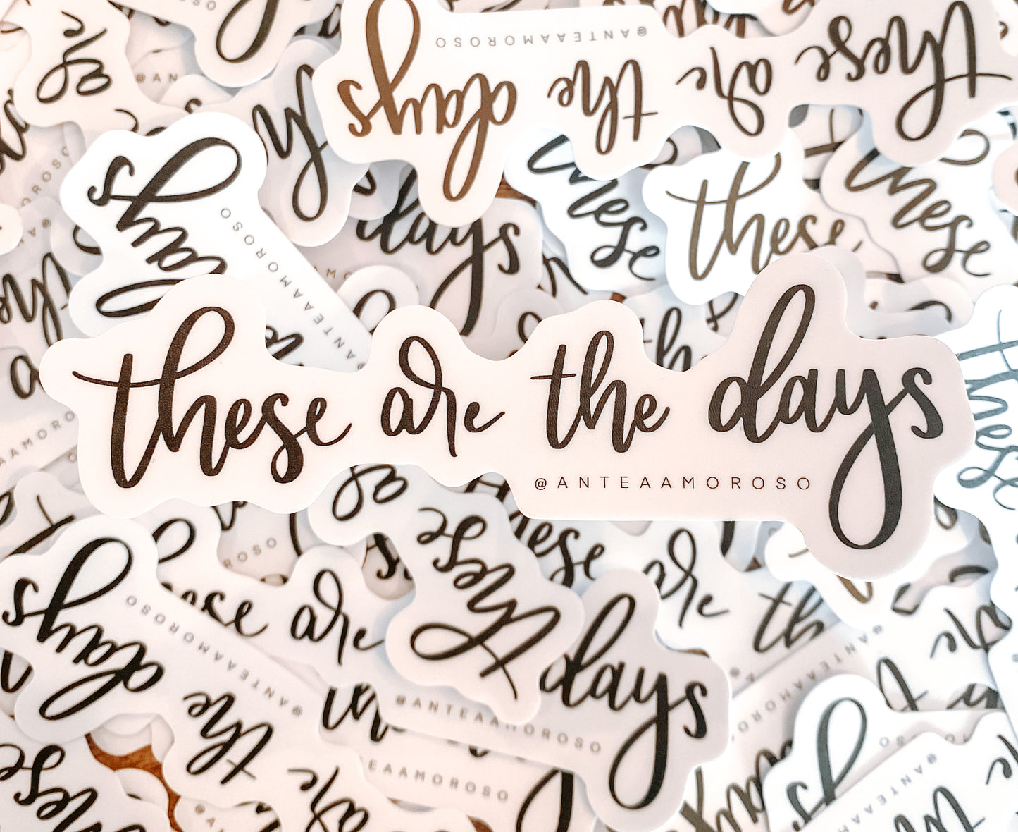 Vinyl Sticker - These are the Days